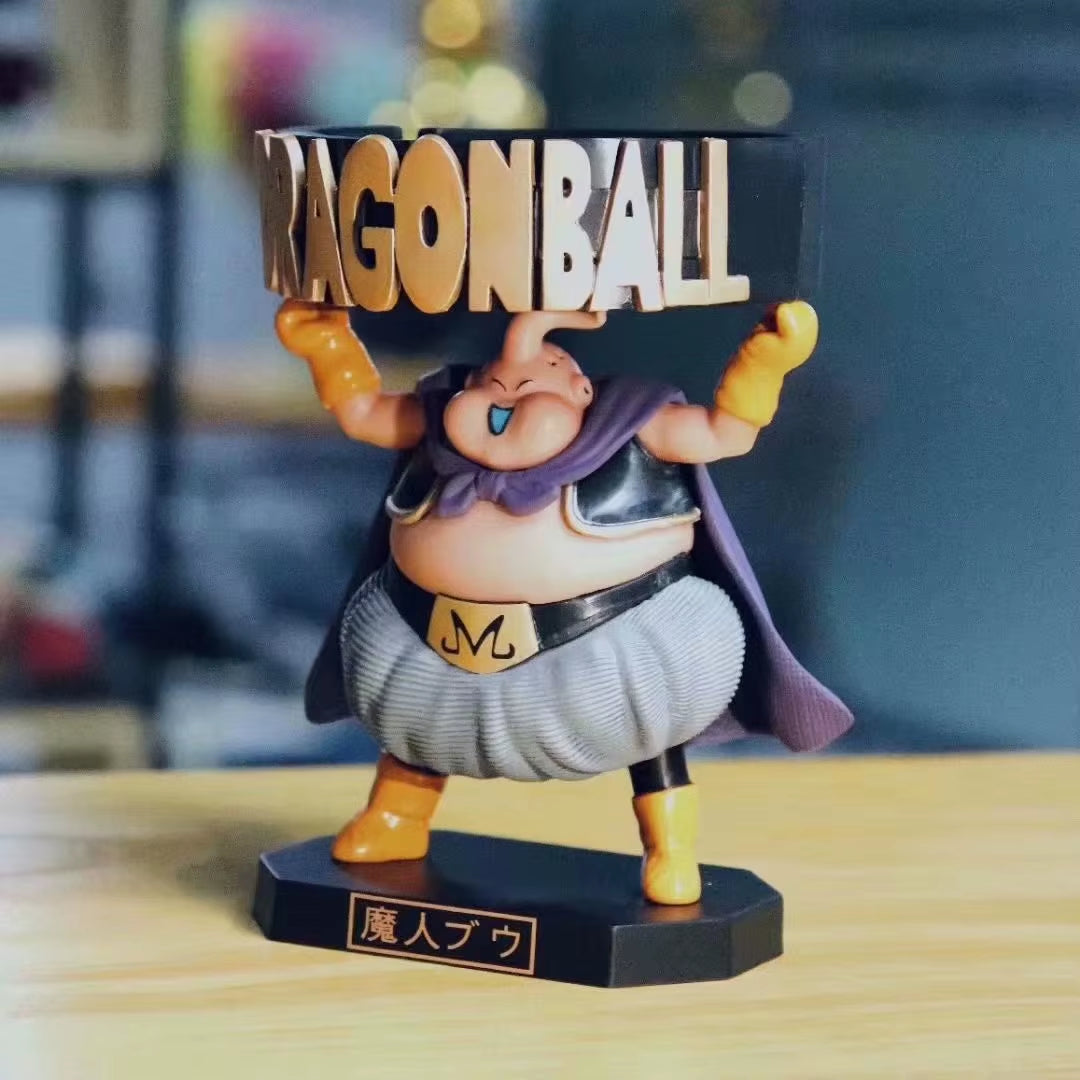 Anime Dragon Ball Z Majin Buu Action Figure Toys Vinyl Model Artware Desktop Ornament 13Cm