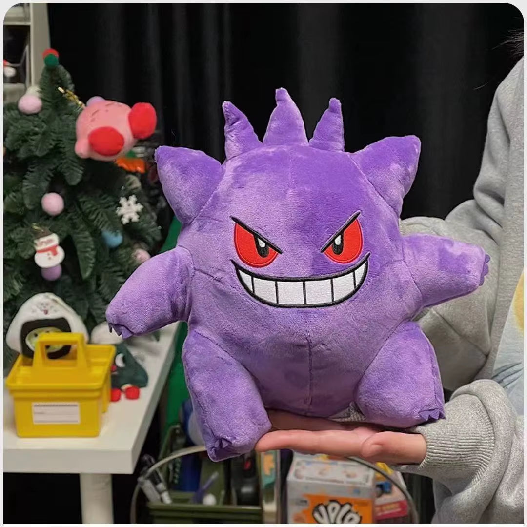 Pokemon Gengar Plush Toys Pikachu Stuffed Doll Peluche Squirtle Anime Plushies Xmas Gifts Kawaii Toys Hobbies Birthday Gifts