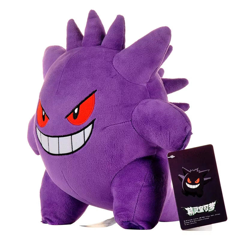 Pokemon Gengar Plush Toys Pikachu Stuffed Doll Peluche Squirtle Anime Plushies Xmas Gifts Kawaii Toys Hobbies Birthday Gifts
